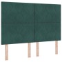 Cama Box Spring con Colchón y Banco Verde Oscuro 140x190 cm Terciopelo von , Betten und Lattenroste - Ref: Foro24-3344579, Pr...