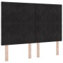 Cama con base de con colchón y banco negro 140x200 cm de terciopelo | Foro24.es | Tu tienda online para hogar, jardín y más Foro24.es