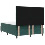 Cama con Base con Colchón y Banco Verde Oscuro 140x200 cm Terciopelo von , Betten und Lattenroste - Ref: Foro24-3344585, Prei...