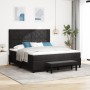 Cama con Base Spring con Colchón y Banco Negro 180x200 cm Terciopelo | Foro24.es | Tu tienda online para hogar, jardín y más Foro24.es