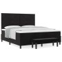 Cama con Base Spring con Colchón y Banco Negro 180x200 cm Terciopelo | Foro24.es | Tu tienda online para hogar, jardín y más Foro24.es