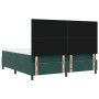 Cama con base , colchón y banco verde oscuro 180x200 cm de terciopelo | Foro24.es | Tu tienda online para hogar, jardín y más Foro24.es