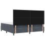 Cama con Base de Resortes con Colchón y Banco Gris Oscuro 200x200 cm Terciopelo | Foro24.es | Tu tienda online para hogar, jardín y más Foro24.es