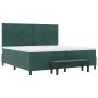 Cama Box Spring con Colchón y Banco Verde Oscuro 200x200 cm de Terciopelo | Foro24.es | Tu tienda online para hogar, jardín y más Foro24.es