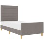 Estructura de Cama en Taupe, 80x200 cm, Tela von , Betten und Lattenroste - Ref: Foro24-3344610, Preis: 141,81 €, Rabatt: -5%%