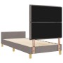 Estructura de Cama en Taupe, 80x200 cm, Tela von , Betten und Lattenroste - Ref: Foro24-3344610, Preis: 141,81 €, Rabatt: -5%%