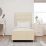 Estructura de Cama  Crema 80x200 cm Tela | Foro24.es | Tu tienda online para hogar, jardín y más Foro24.es