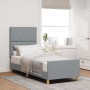 Estructura de Cama Gris Claro 80x200 cm Tela by , Beds and slatted bases - Ref: Foro24-3344760, Price: 138,18 €, Discount: %