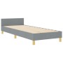 Estructura de Cama Gris Claro 80x200 cm Tela by , Beds and slatted bases - Ref: Foro24-3344760, Price: 138,18 €, Discount: %