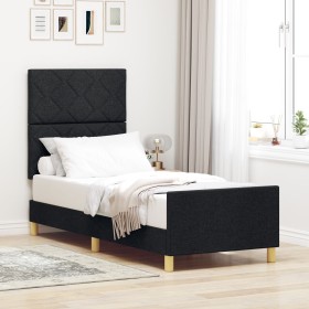Comprar Estructura de cama negra 80x200 cm de tela