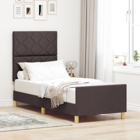 Comprar Cama Marrón Oscuro 80x200 cm de Tela