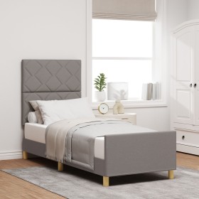 Cama Taupe 80x200 cm de Tela