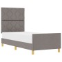Cama  Taupe 80x200 cm de Tela | Foro24.es | Tu tienda online para hogar, jardín y más Foro24.es