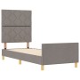 Cama  Taupe 80x200 cm de Tela | Foro24.es | Tu tienda online para hogar, jardín y más Foro24.es