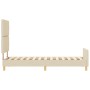 Cama  en color crema 80x200 cm de tela | Foro24.es | Tu tienda online para hogar, jardín y más Foro24.es