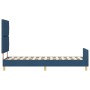 Estructura de cama azul  80x200 cm de tela | Foro24.es | Tu tienda online para hogar, jardín y más Foro24.es