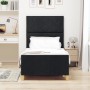Cama Negra 90x190 cm Tela by , Beds and slatted bases - Ref: Foro24-3344769, Price: 153,13 €, Discount: %