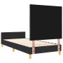 Cama Negra 90x190 cm Tela by , Beds and slatted bases - Ref: Foro24-3344769, Price: 153,13 €, Discount: %