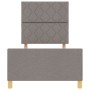 Cama  Taupe 90x190 cm de Tela | Foro24.es | Tu tienda online para hogar, jardín y más Foro24.es