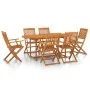 Garten Esszimmer Set 7 Stück massivem Akazienholz von vidaXL, Gartensets - Ref: Foro24-3086970, Preis: 537,64 €, Rabatt: %