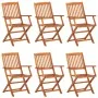 7-piece solid acacia wood garden dining set by vidaXL, Garden sets - Ref: Foro24-3086970, Price: 548,84 €, Discount: %