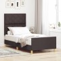 Estructura de Cama Marrón Oscuro 90x200 cm Tela | Foro24.es | Tu tienda online para hogar, jardín y más Foro24.es