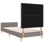 Cama en tela taupe - 90x200 cm von , Betten und Lattenroste - Ref: Foro24-3344778, Preis: 151,79 €, Rabatt: %