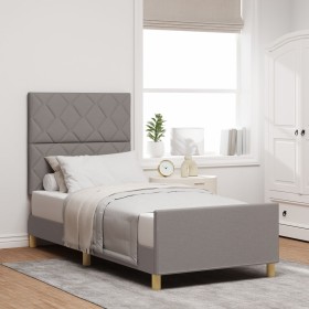 Comprar Estructura de Cama Taupe 100x200 cm Tela