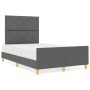 Estructura de Cama de Tela Gris Oscuro 120x190 cm de , Camas y somieres - Ref: Foro24-3344789, Precio: 178,74 €, Descuento: %