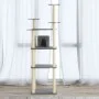 Cat scratching post with light gray sisal posts 171 cm by vidaXL, Cat furniture - Ref: Foro24-171486, Price: 64,02 €, Discoun...
