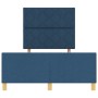 Cama Azul 120x190 cm Tela by , Beds and slatted bases - Ref: Foro24-3344794, Price: 187,65 €, Discount: %