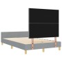 Estructura de Cama Gris Claro 120x200 cm en Tela | Foro24.es | Tu tienda online para hogar, jardín y más Foro24.es