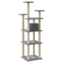 Katzenkratzbaum mit hellgrauen Sisalstämmen, 171 cm von vidaXL, Katzenmöbel - Ref: Foro24-171486, Preis: 64,67 €, Rabatt: %
