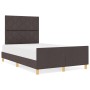 Cama Marrón Oscuro 120x200 cm de Tela by , Beds and slatted bases - Ref: Foro24-3344798, Price: 168,15 €, Discount: %