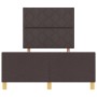Cama Marrón Oscuro 120x200 cm de Tela by , Beds and slatted bases - Ref: Foro24-3344798, Price: 168,15 €, Discount: %