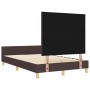 Cama Marrón Oscuro 120x200 cm de Tela by , Beds and slatted bases - Ref: Foro24-3344798, Price: 168,15 €, Discount: %