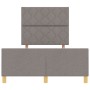 Cama  en Taupe, 120x200 cm, Tela | Foro24.es | Tu tienda online para hogar, jardín y más Foro24.es