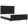 Cama  Negra 140x190 cm Tela | Foro24.es | Tu tienda online para hogar, jardín y más Foro24.es
