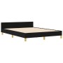 Cama  Negra 140x190 cm Tela | Foro24.es | Tu tienda online para hogar, jardín y más Foro24.es