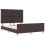 Estructura de Cama  Marrón Oscuro 140x190 cm Tela | Foro24.es | Tu tienda online para hogar, jardín y más Foro24.es