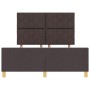 Estructura de Cama  Marrón Oscuro 140x190 cm Tela | Foro24.es | Tu tienda online para hogar, jardín y más Foro24.es