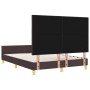 Estructura de Cama  Marrón Oscuro 140x190 cm Tela | Foro24.es | Tu tienda online para hogar, jardín y más Foro24.es
