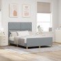 Marco de Cama  Gris Claro 140x200 cm Tela | Foro24.es | Tu tienda online para hogar, jardín y más Foro24.es