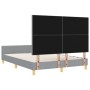 Marco de Cama  Gris Claro 140x200 cm Tela | Foro24.es | Tu tienda online para hogar, jardín y más Foro24.es