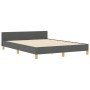 Estructura de Cama  Gris oscuro Tela, Madera 140 x 200 cm | Foro24.es | Tu tienda online para hogar, jardín y más Foro24.es