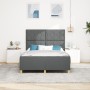 Estructura de Cama  Gris oscuro Tela, Madera 140 x 200 cm | Foro24.es | Tu tienda online para hogar, jardín y más Foro24.es