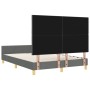 Estructura de Cama  Gris oscuro Tela, Madera 140 x 200 cm | Foro24.es | Tu tienda online para hogar, jardín y más Foro24.es
