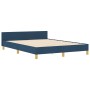 Estructura de Cama de Tela Azul  140x200 cm | Foro24.es | Tu tienda online para hogar, jardín y más Foro24.es