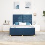 Estructura de Cama de Tela Azul  140x200 cm | Foro24.es | Tu tienda online para hogar, jardín y más Foro24.es