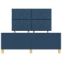 Estructura de Cama de Tela Azul  140x200 cm | Foro24.es | Tu tienda online para hogar, jardín y más Foro24.es
